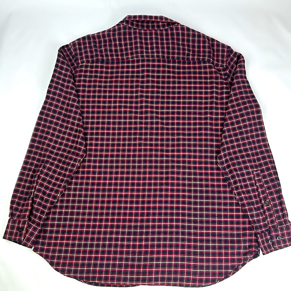 Columbia Mens Flannel Shirt. Red, Black & White. Size XL. Like New. - Picture 3 of 11